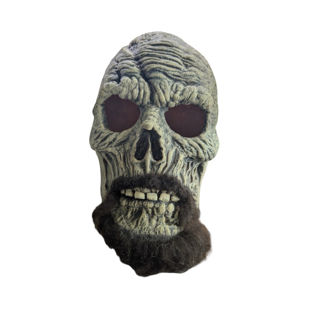 Made in Mexico Bearded Skull Mask Full Head Latex Halloween Horror Vintage Style